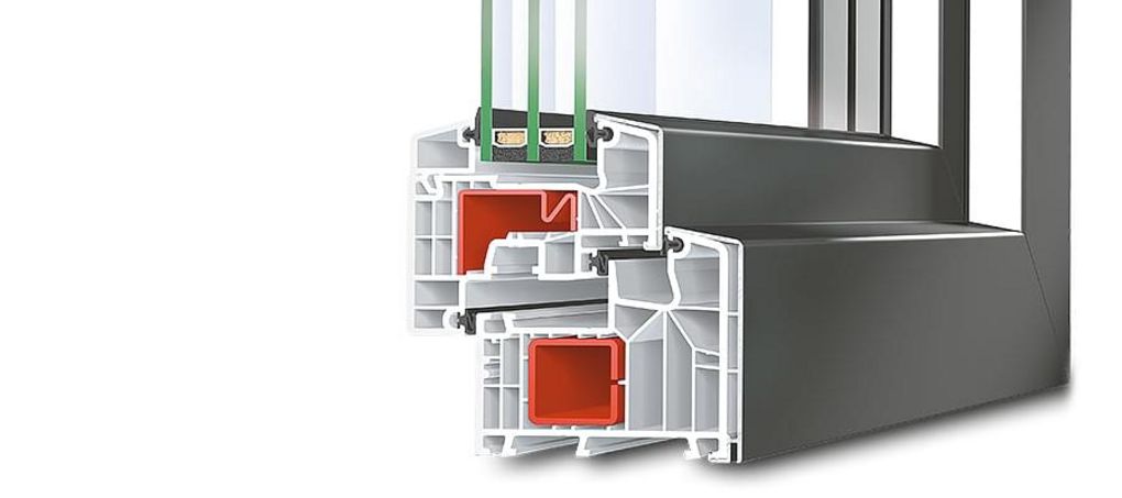 6-chamber profile system from aluplast with offset optics