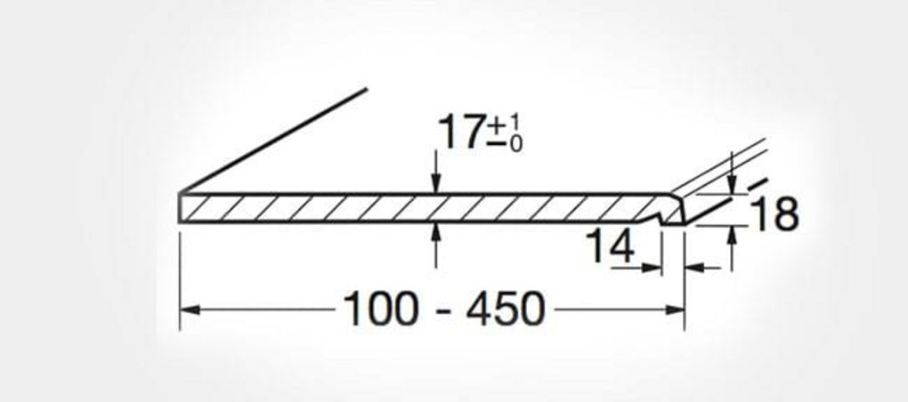 Sectional drawing of the Werzalit Compact