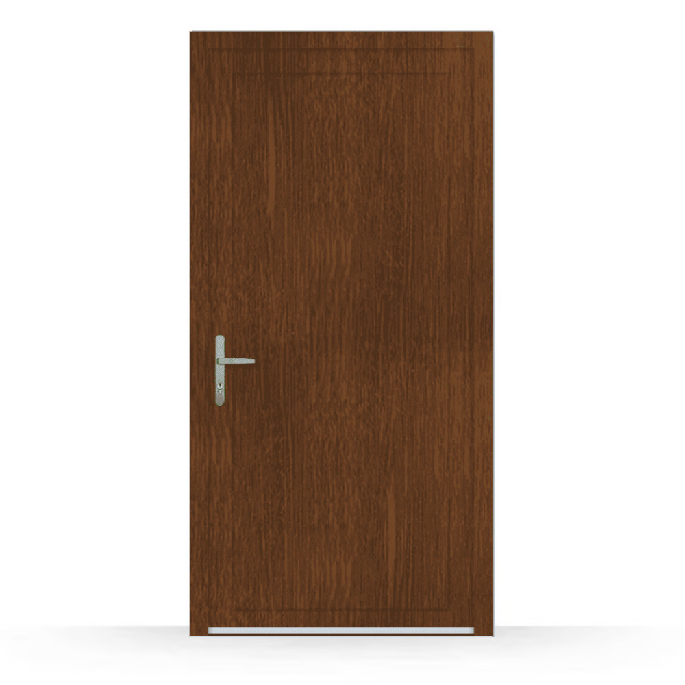 Bradford back door with walnut decor