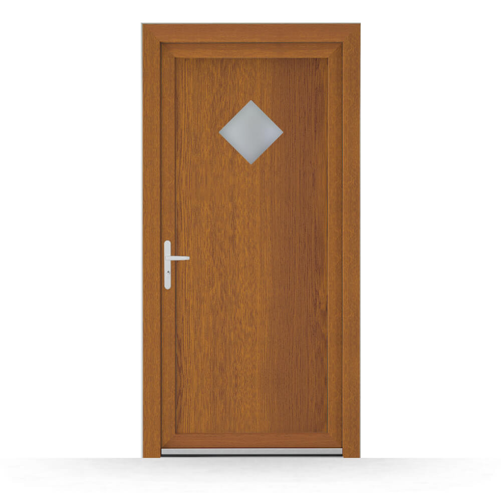 Golden oak Brighton back door