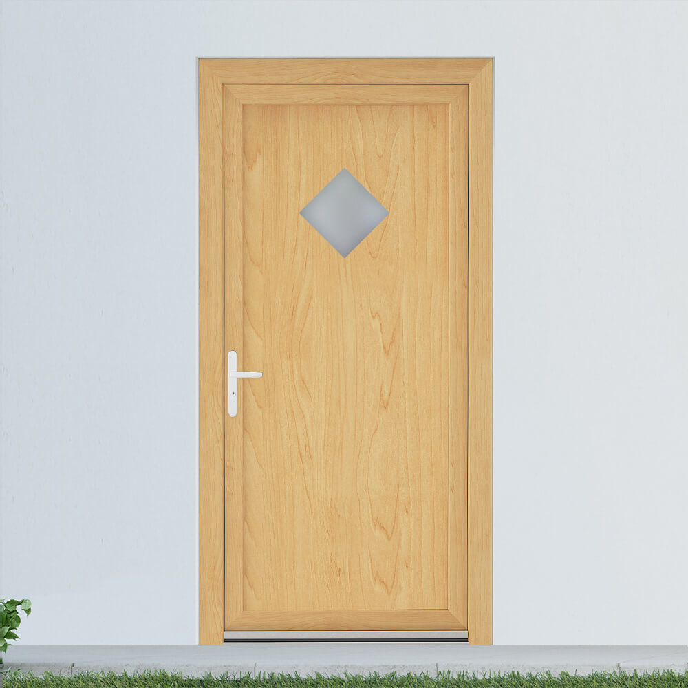 Brighton back door with birch decor