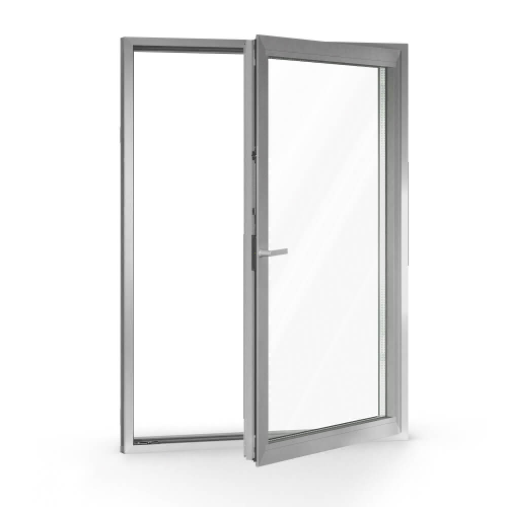 Open aluminium window