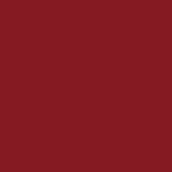 Exterior aluminium ruby red finish
