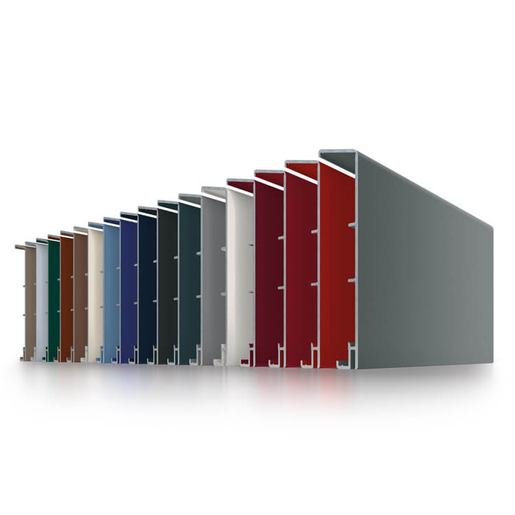 Colours for aluminium shell