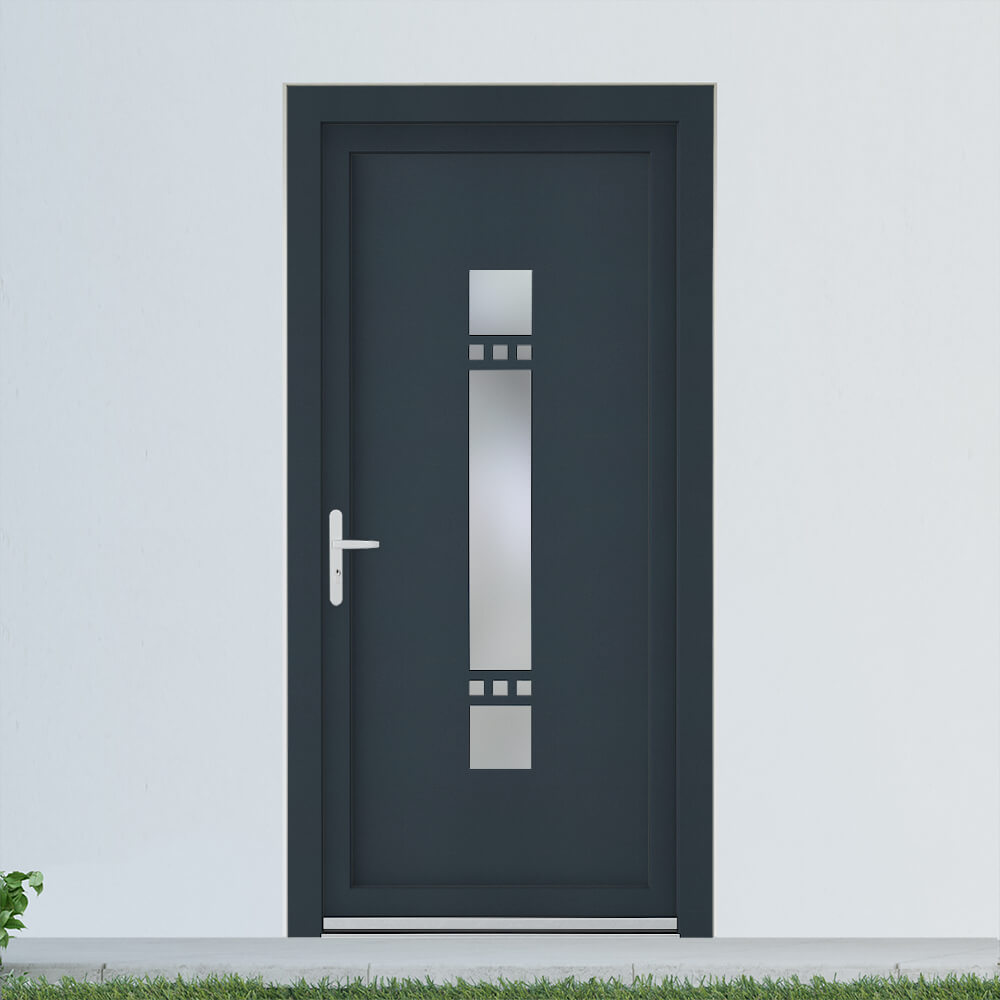 Hull back door in anthracite