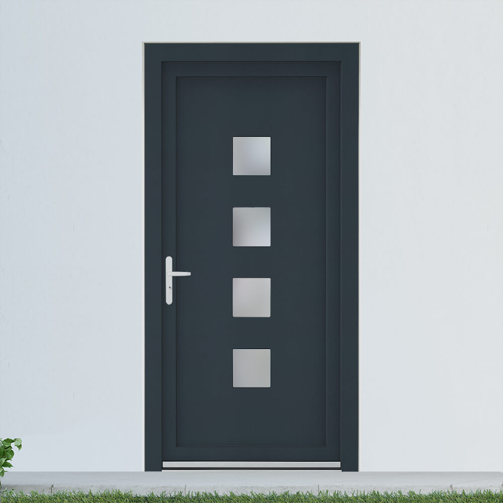 Reading back door in anthracite