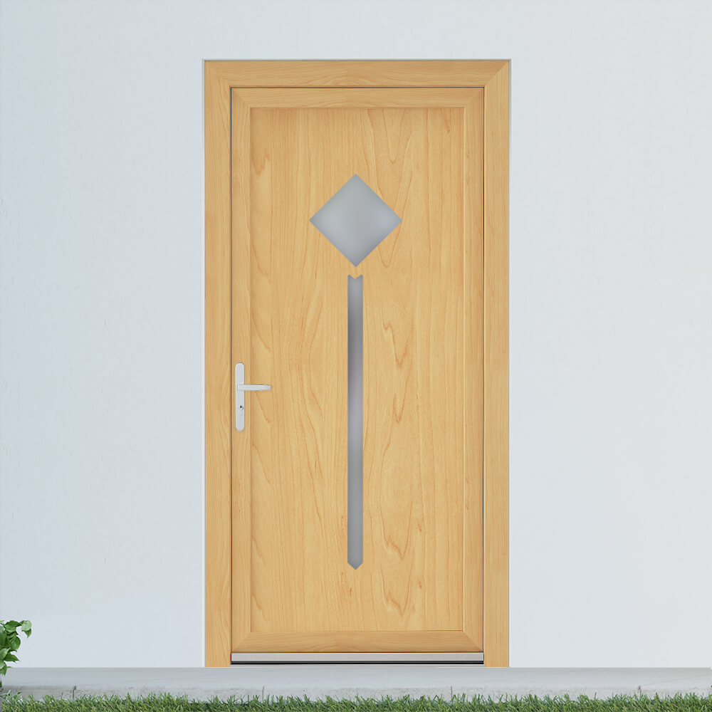 Brighton back door with birch decor