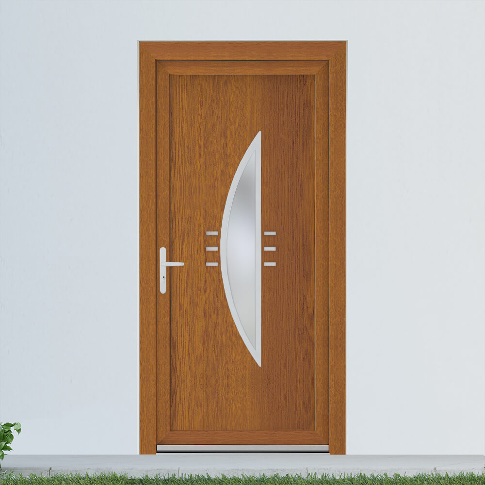 Exeter back door with golden oak decor