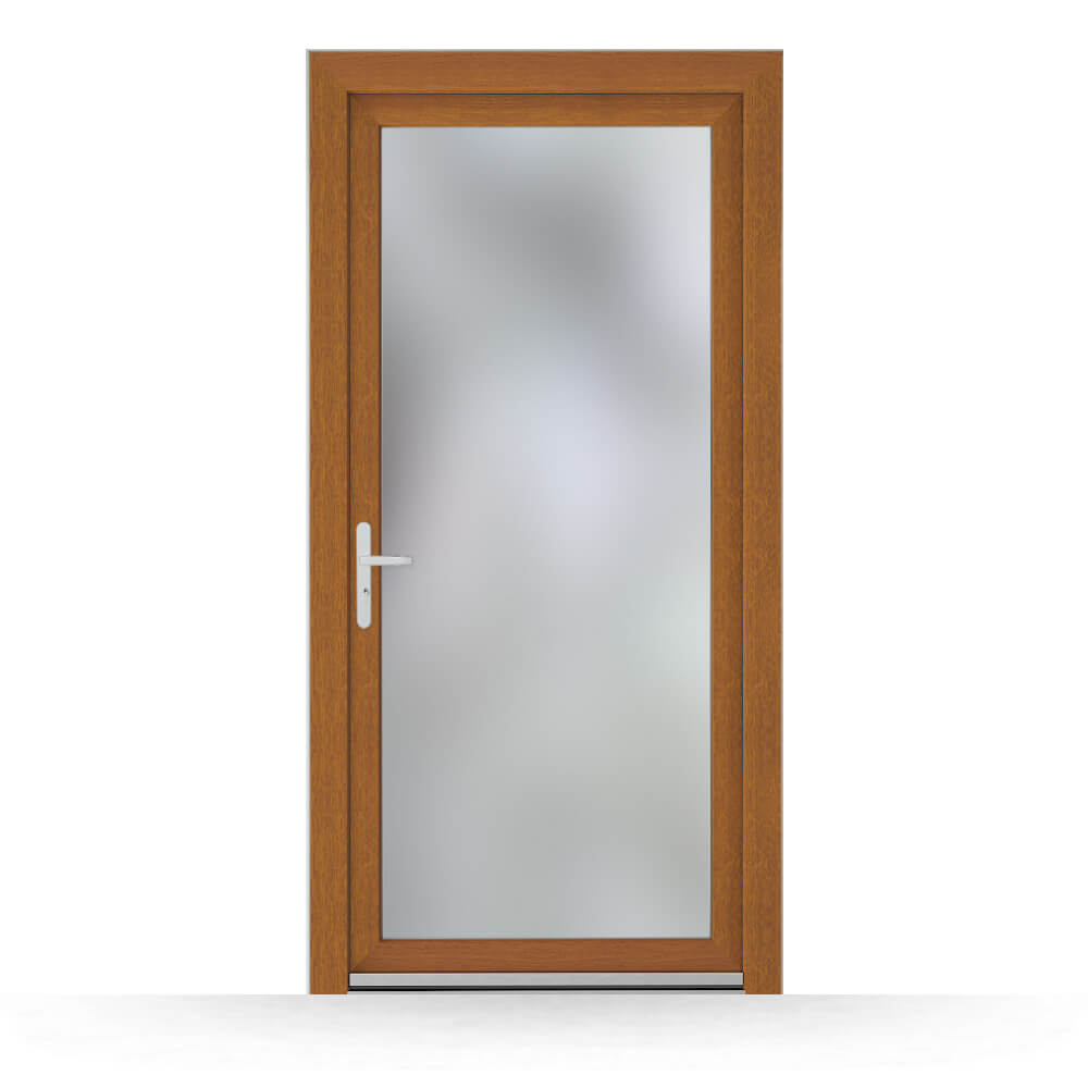 Golden oak Leeds back door