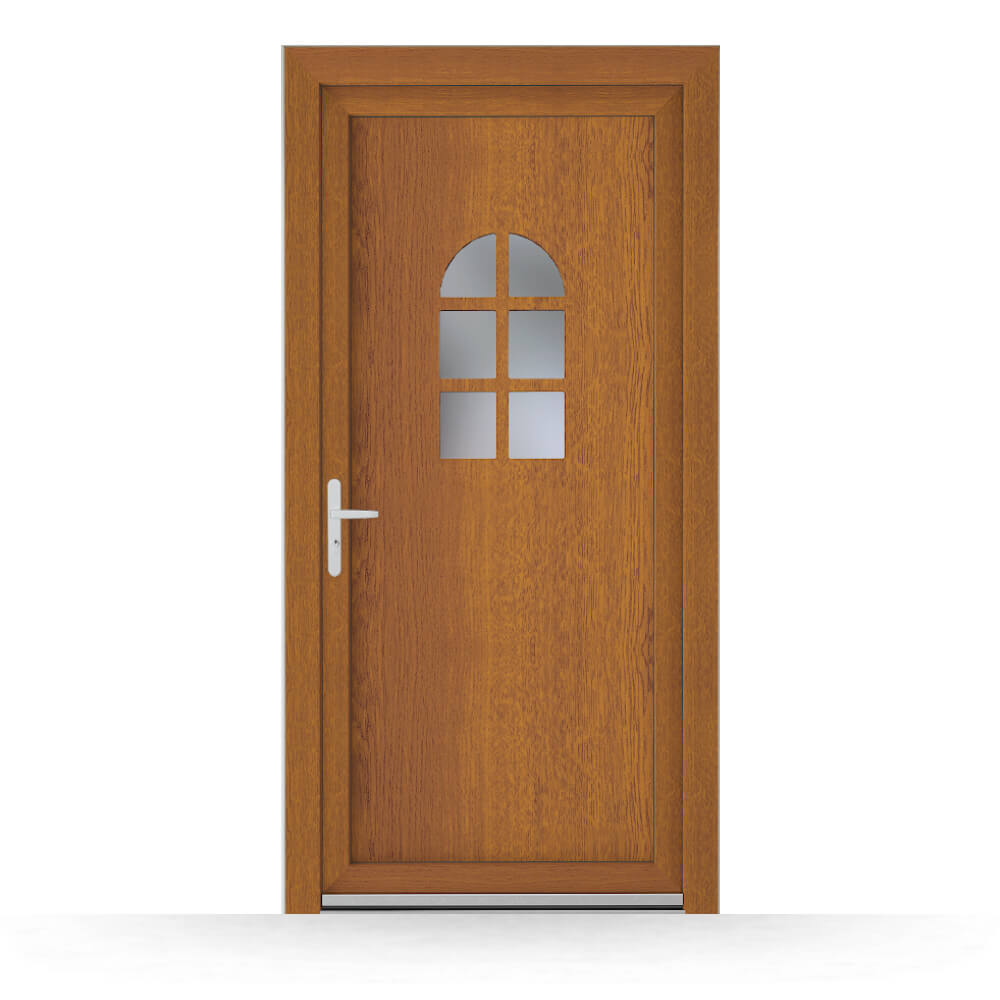 Golden oak Poole back door
