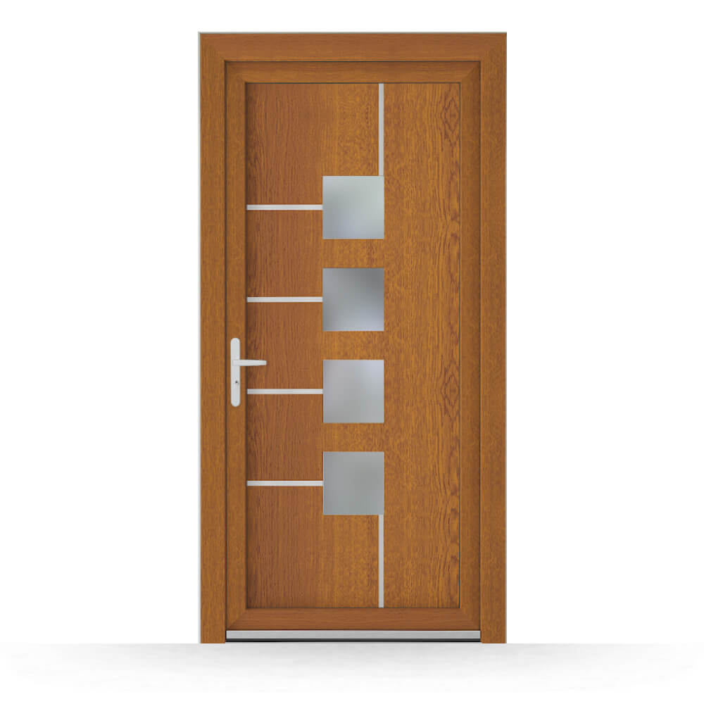 Golden oak Preston back door