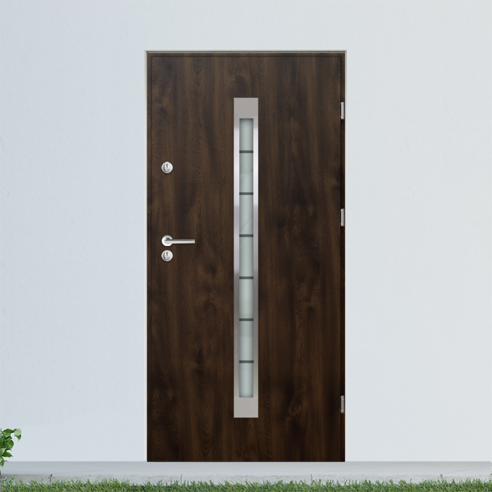 Abbotsford back door, walnut