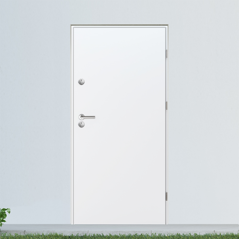 Back door Edmonton white