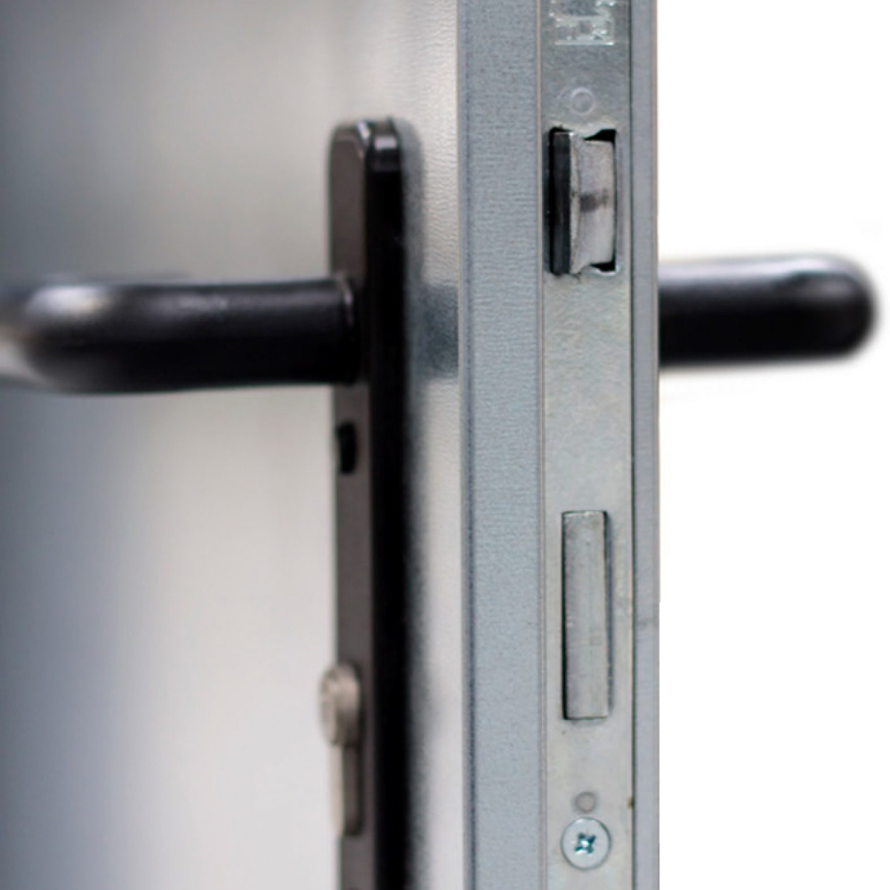 Steel multi-purpose door Henderson 1-point locking including door cylinder