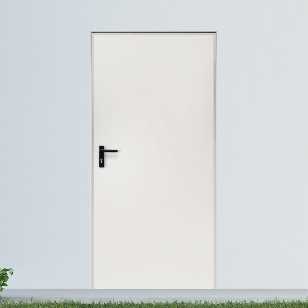 Steel multi-purpose door Henderson white