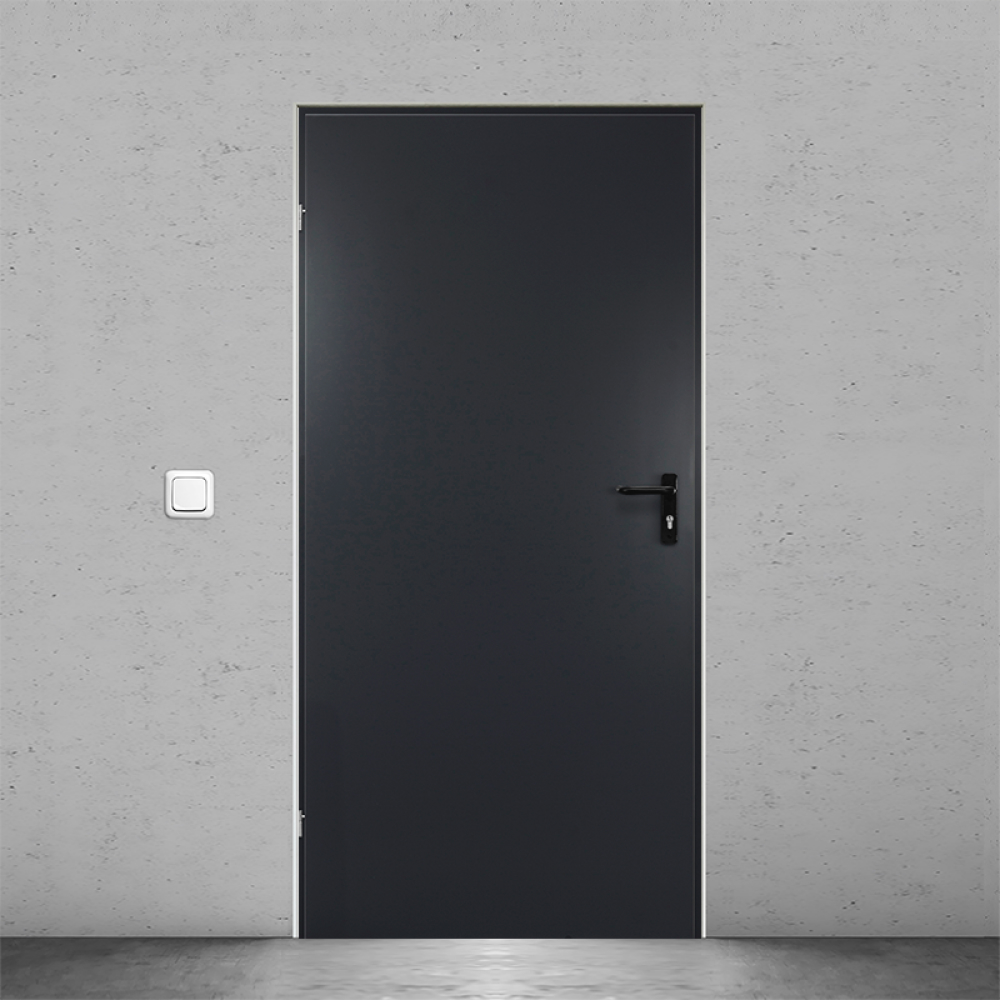 Steel multi-purpose door Henderson inside