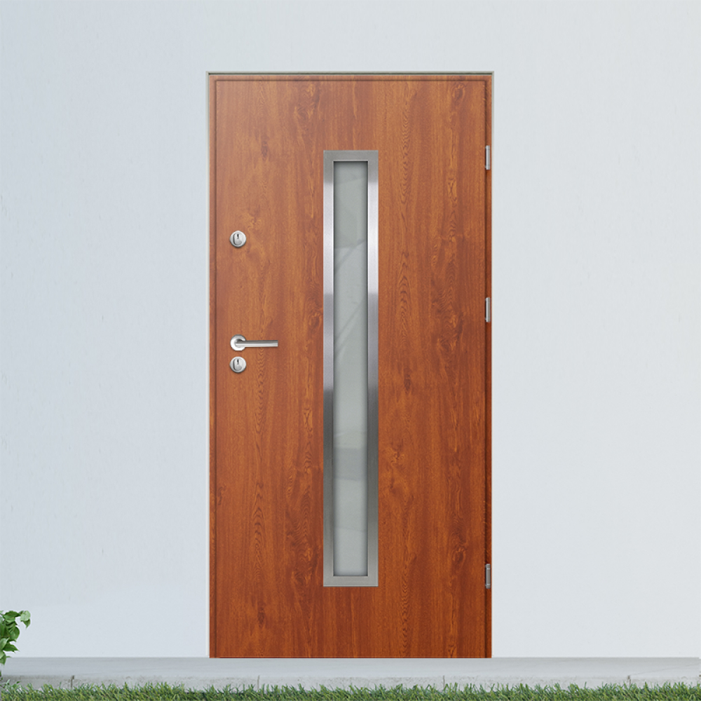 Ottawa back door, Golden Oak