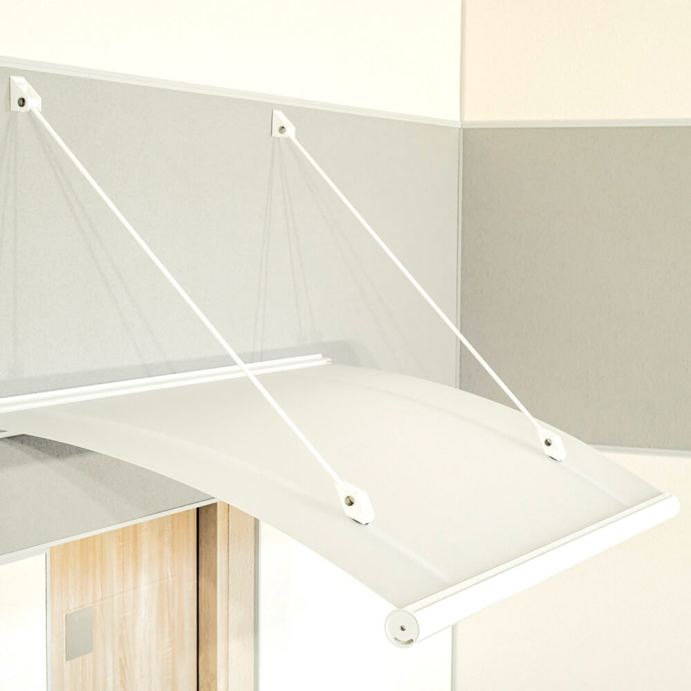 White Bakersfield canopy upper side