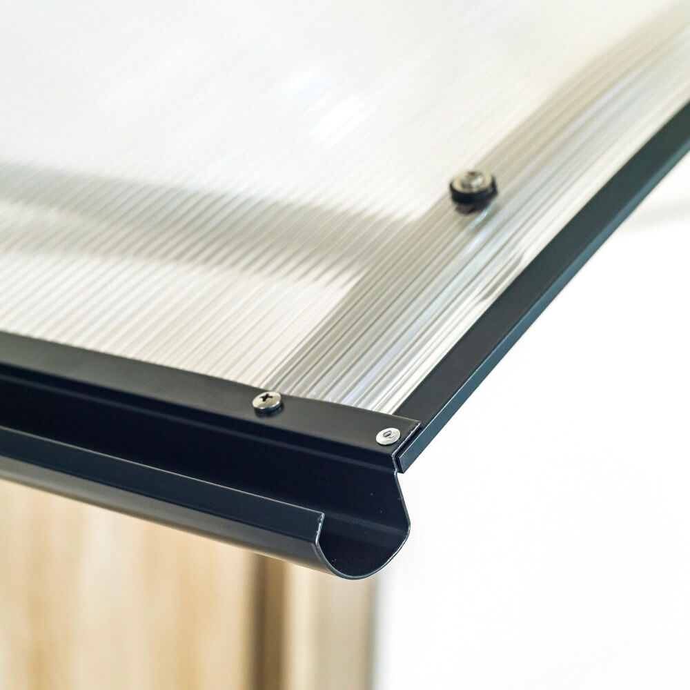 Bournemouth canopy gutter and fittings