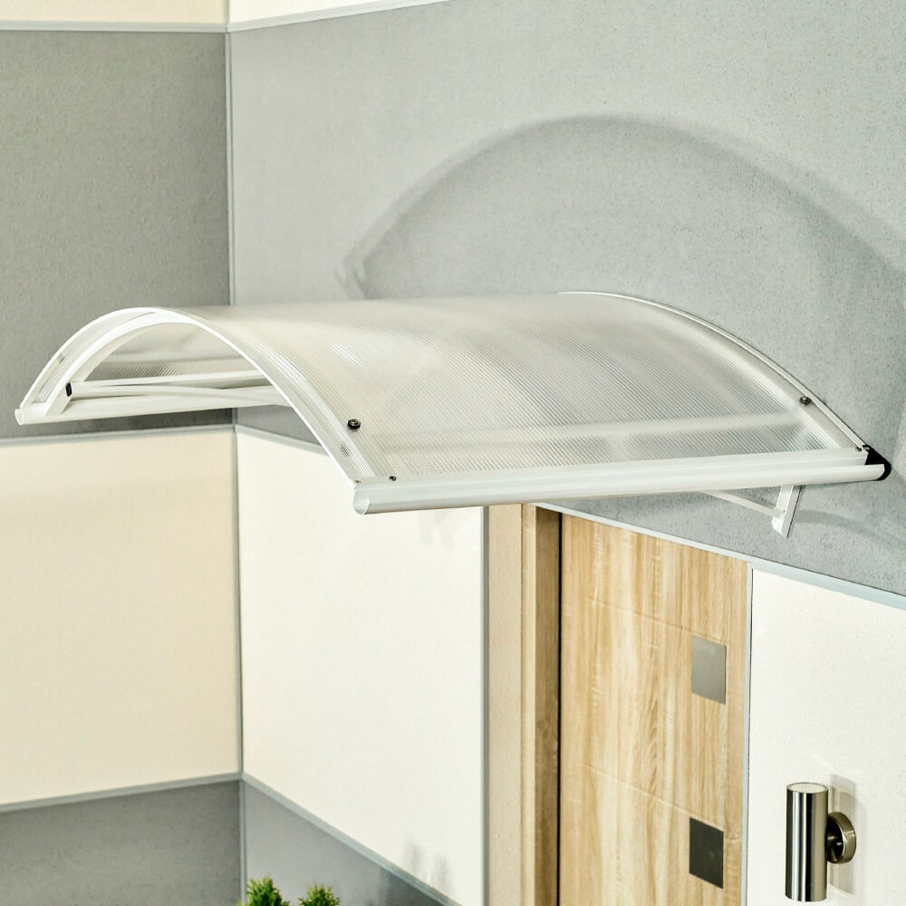 White Bournemouth canopy from the side