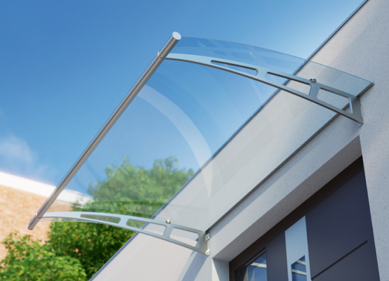 Glass canopy example