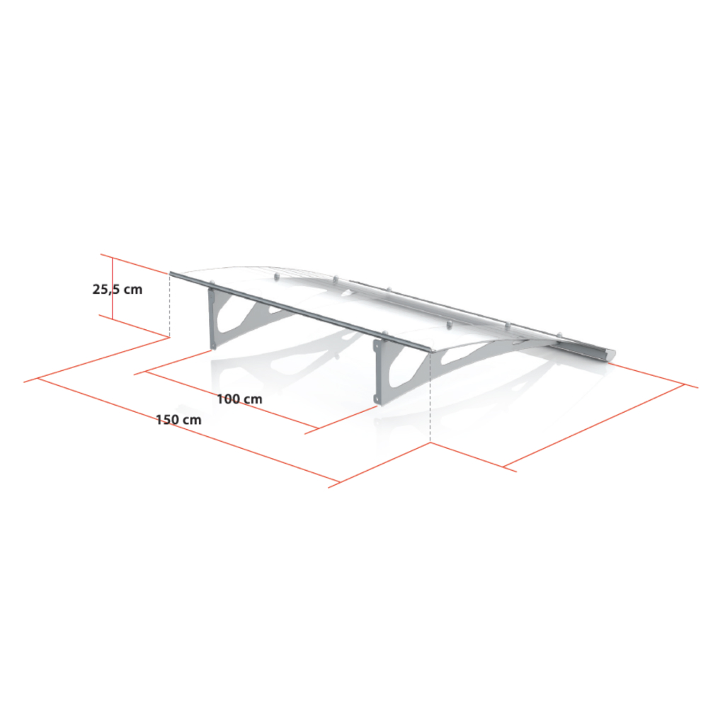150 x 89 x 25.5 cm detailed drawing