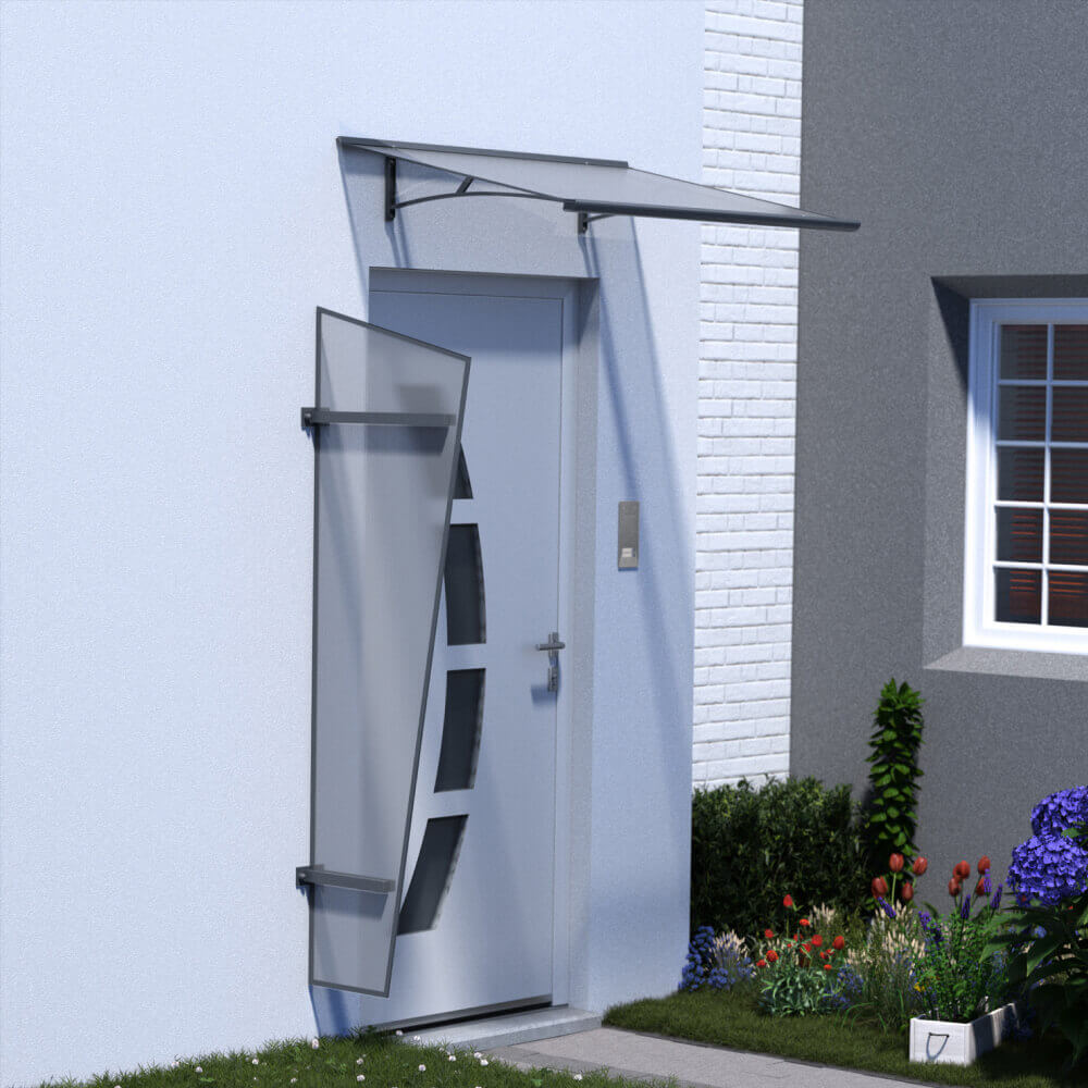 Anthracite Chicago side panel with canopy