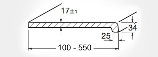 Werzalit exclusiv internal window sill dimensions