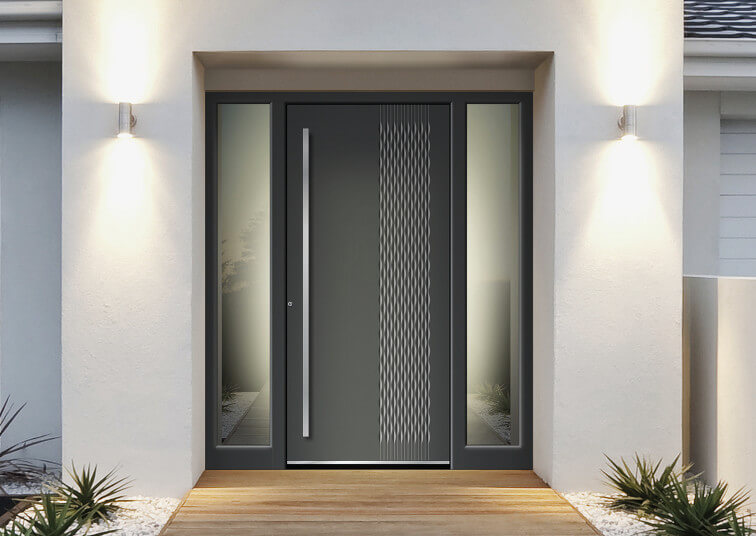 aluminium front door