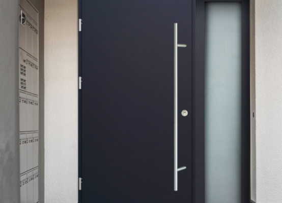 Outswing front door in anthracite