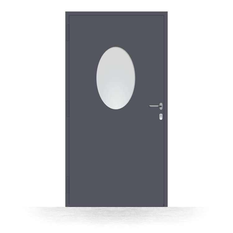Brantford aluminium front door