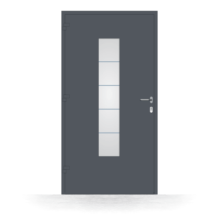 Aluminium front door Budapest