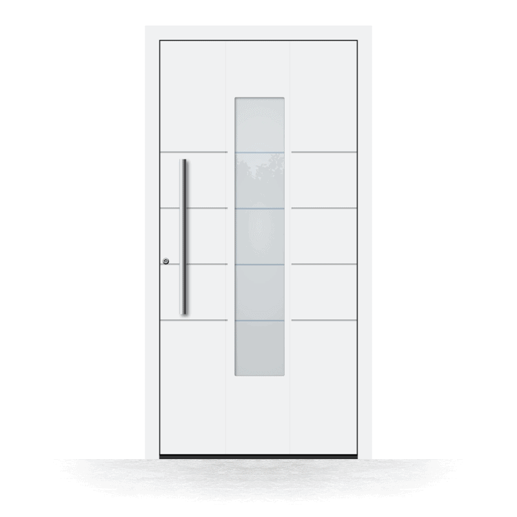 Front door model Budapest in white