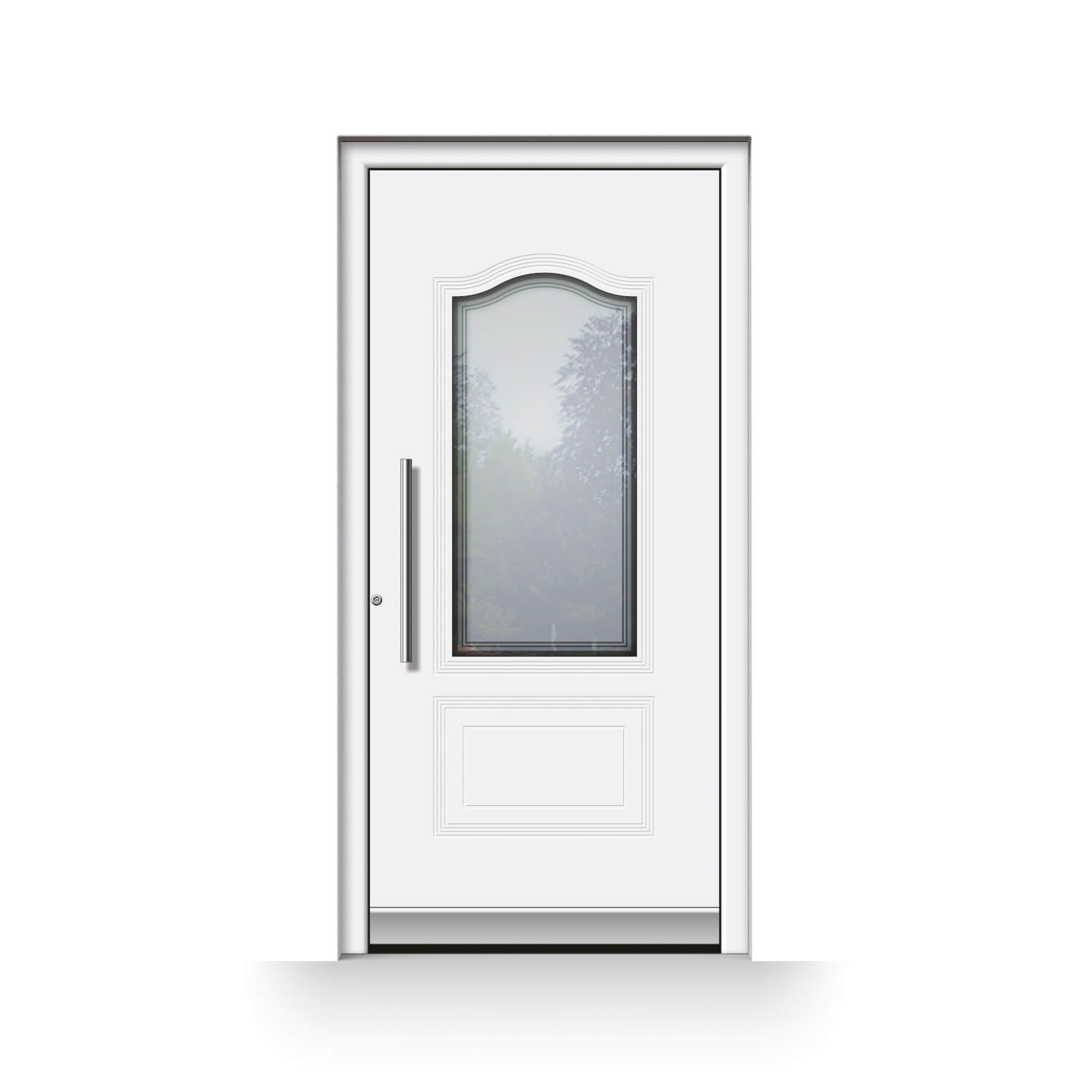 Front door model Cardiff with decorative milling