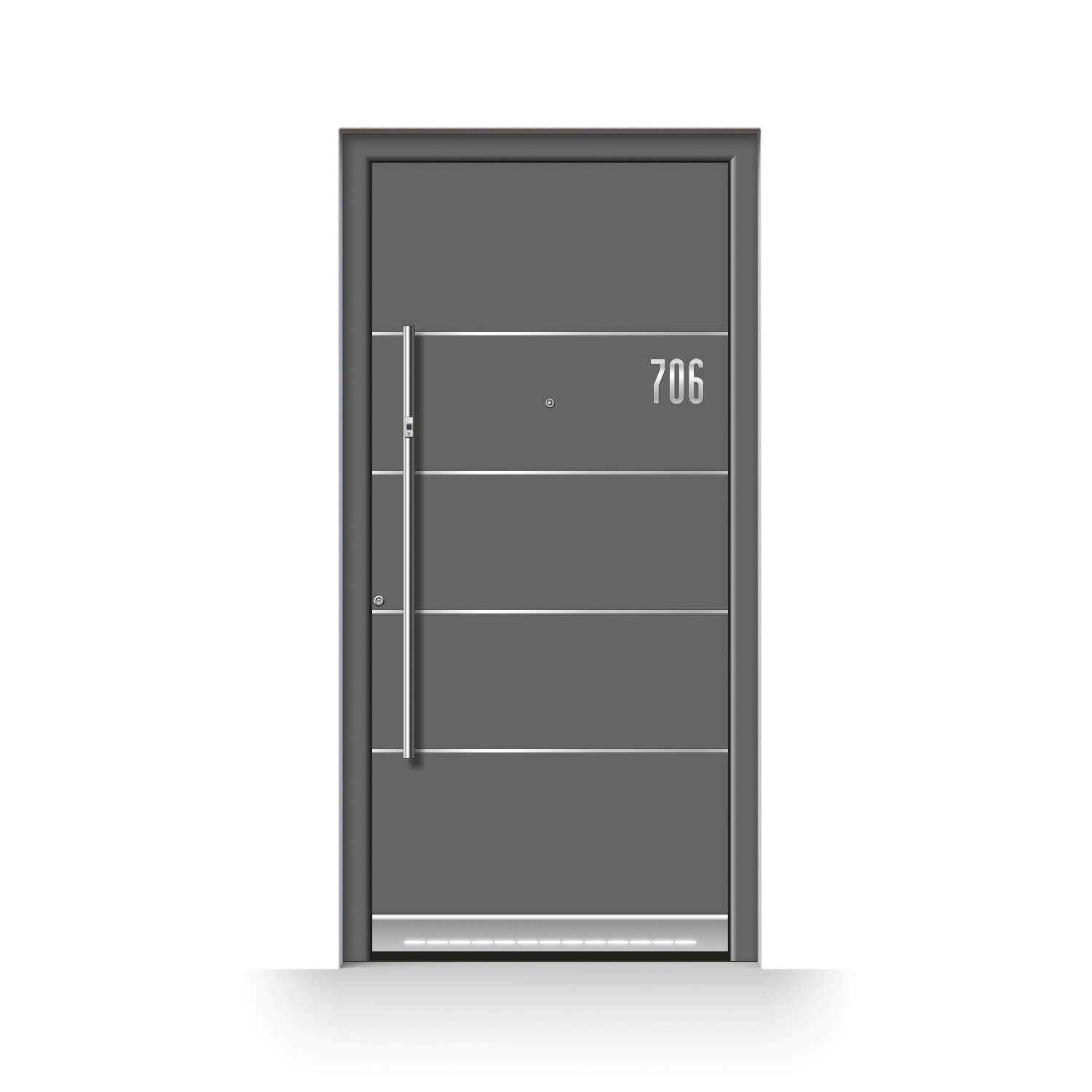 Front door model Copenhagen with house number