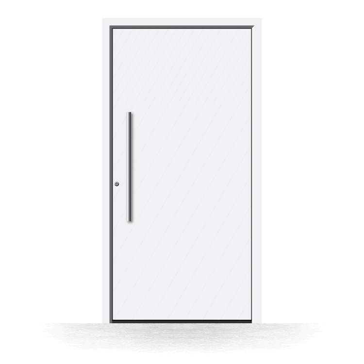 Front door, Kingston model, in white