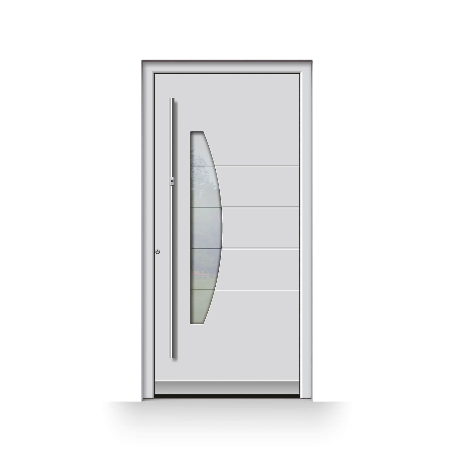 Front door model Newcastle in light grey