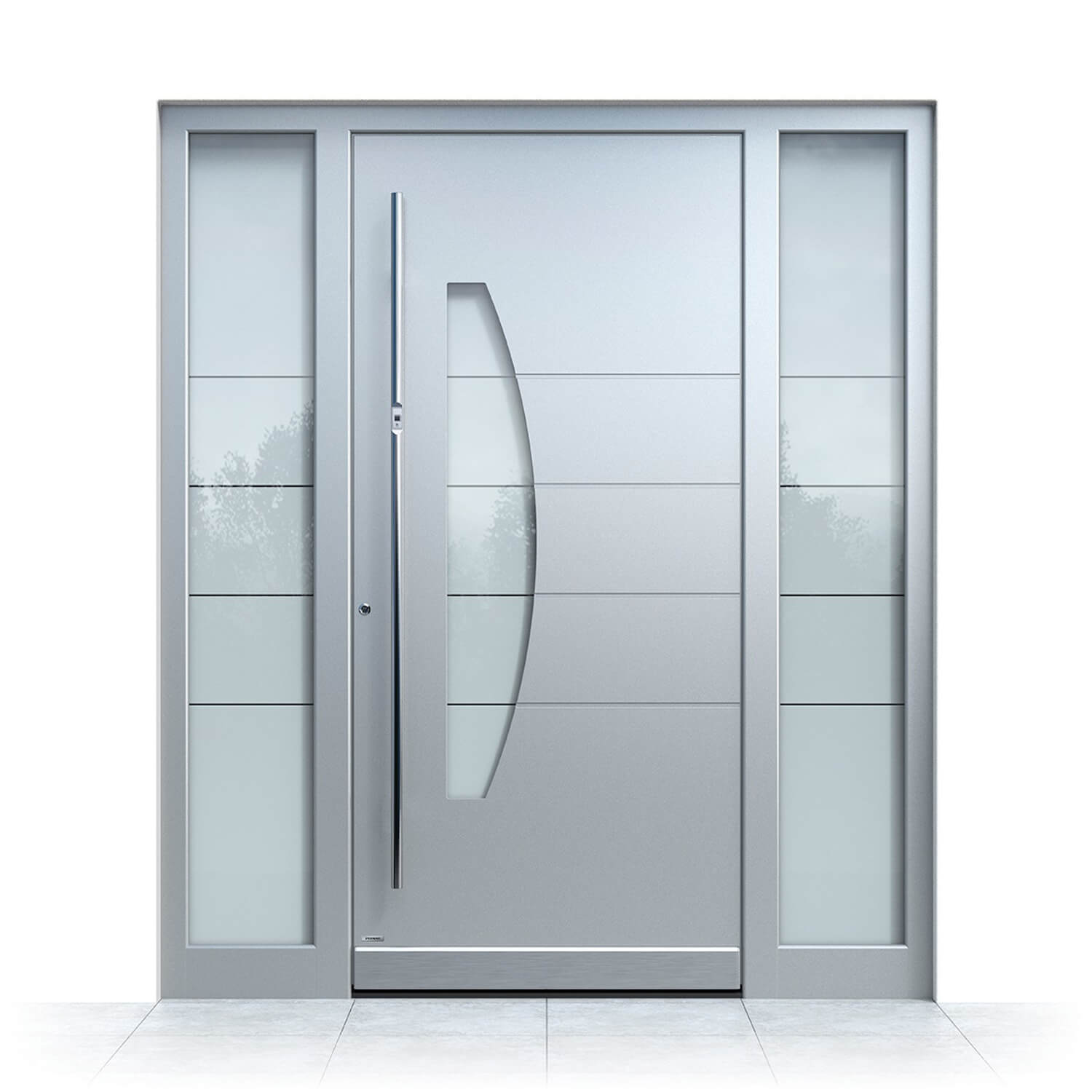 Front door model Newcastle with side panels