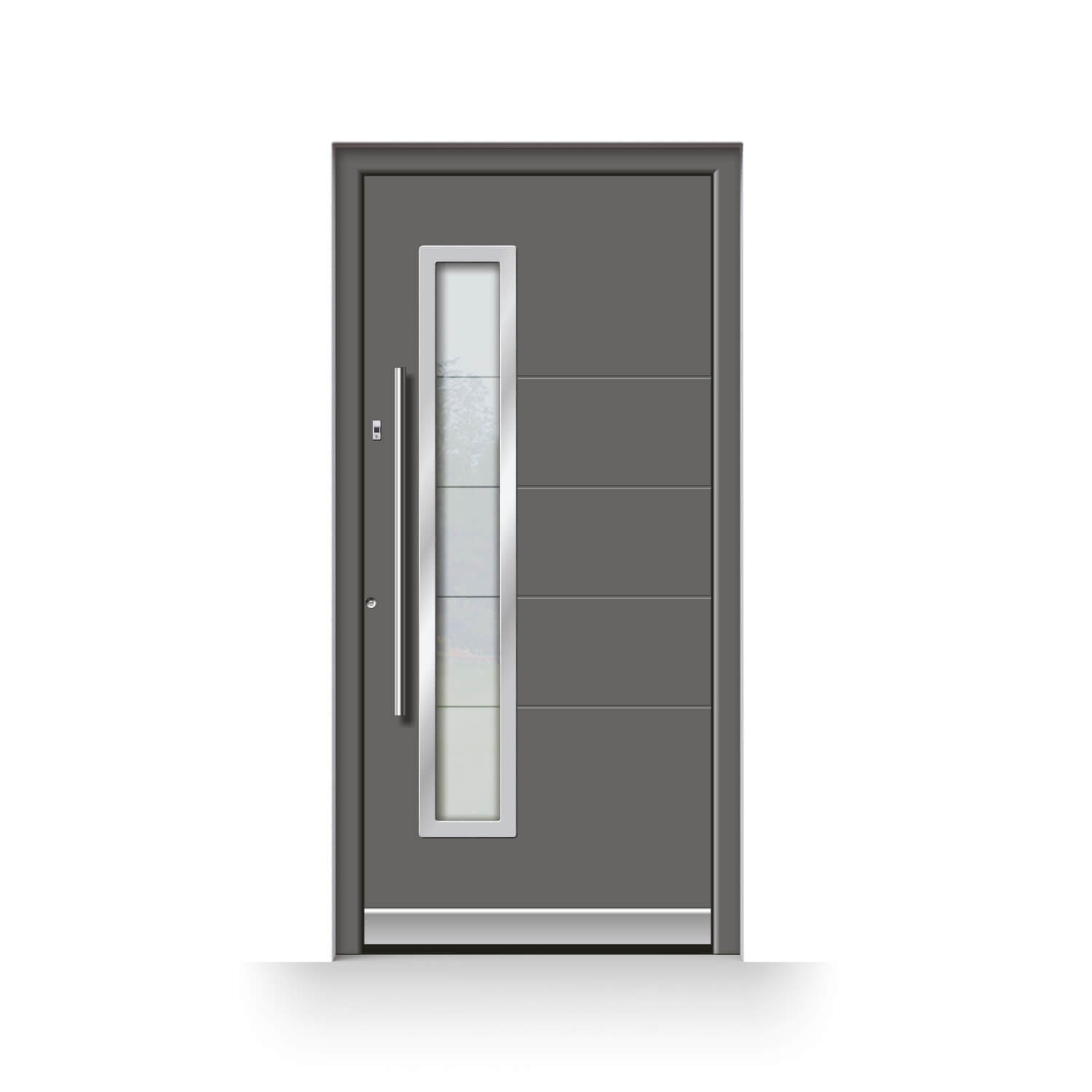 Philadelphia front door in grey