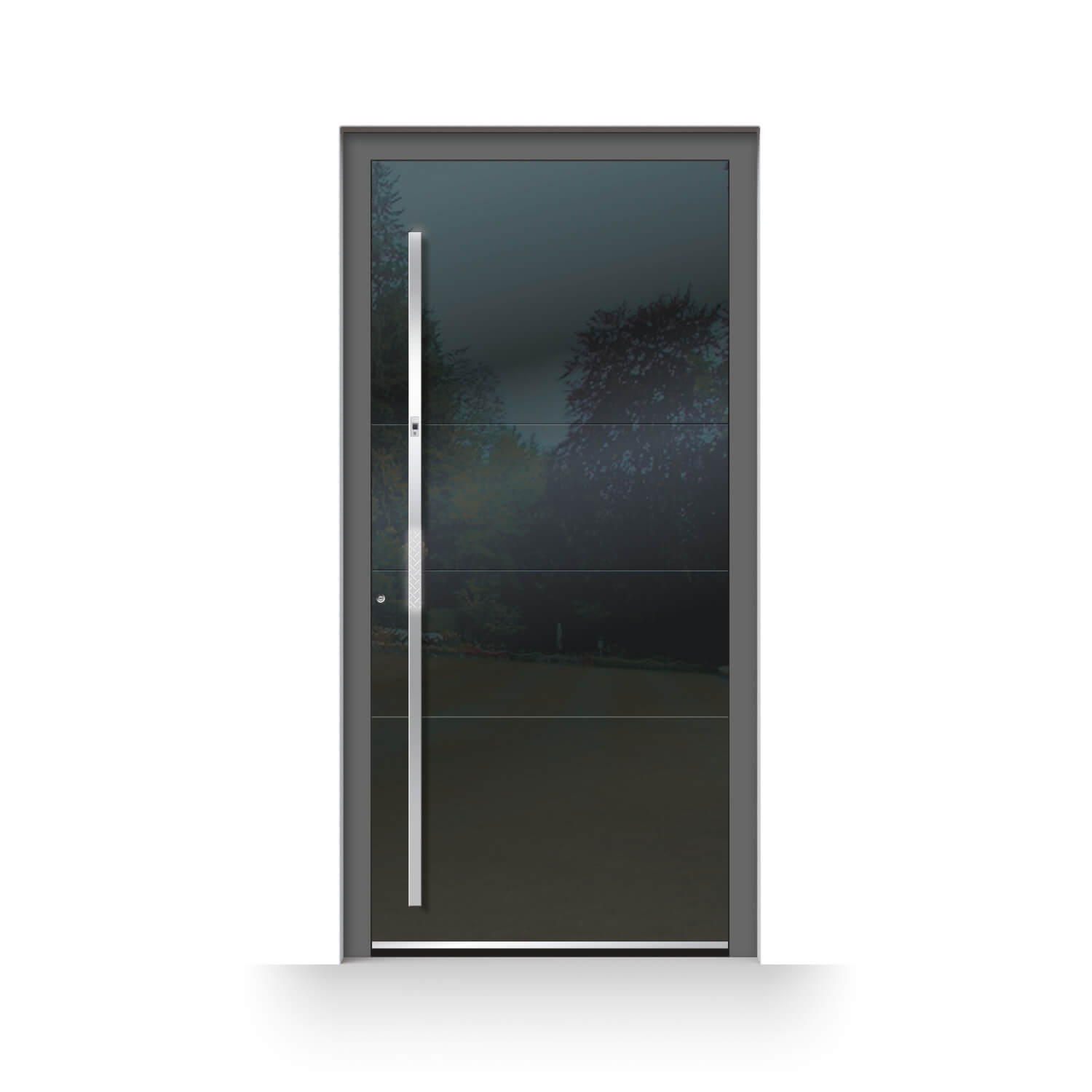 San Francisco front door model with door leaf in high gloss