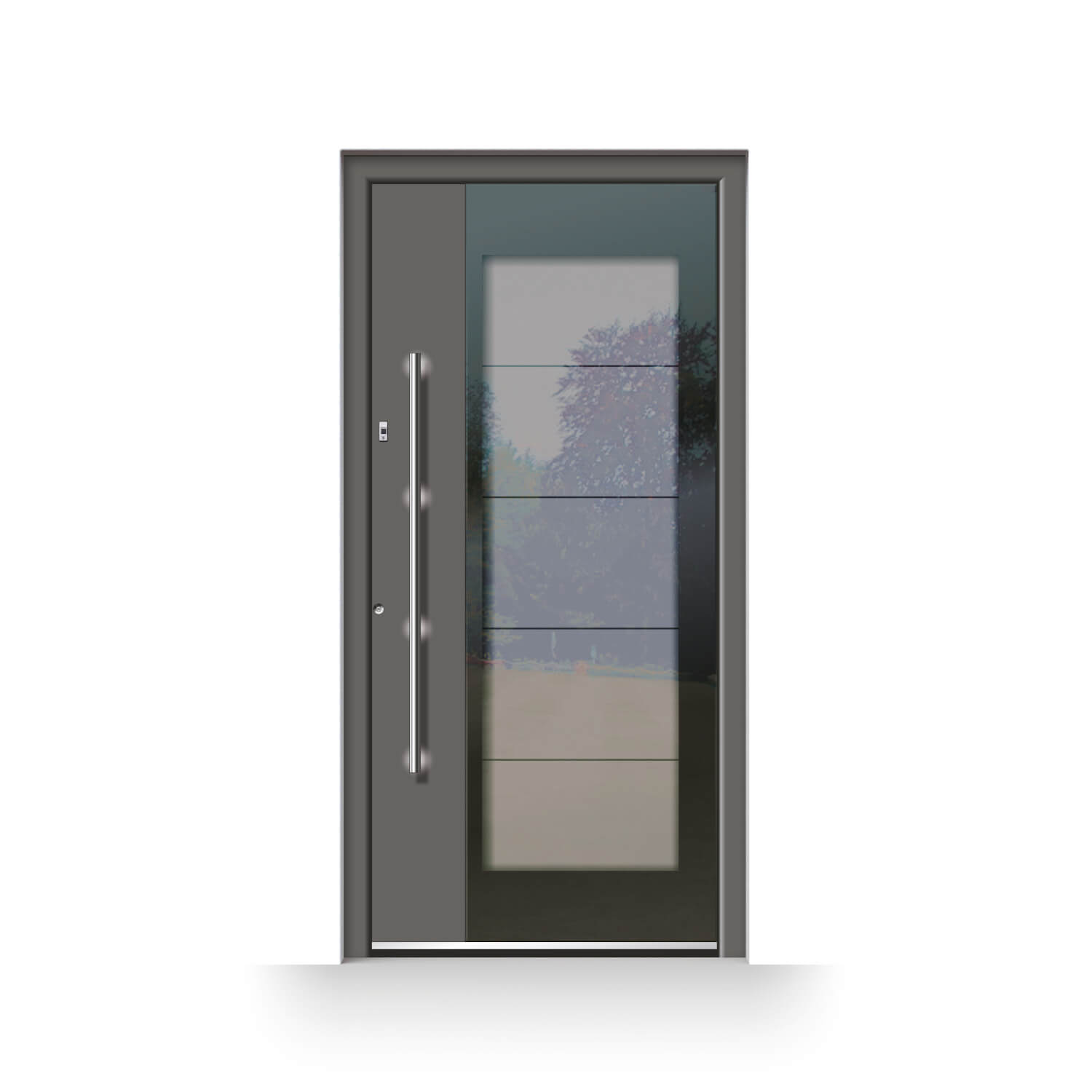 Front door model Toronto with illuminated handle