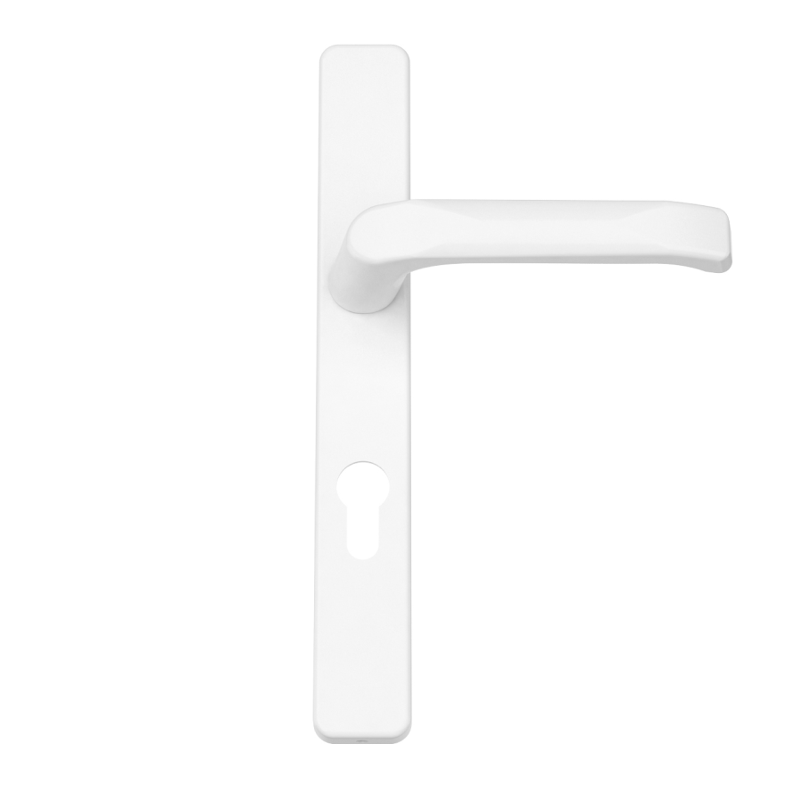 Interior handle, aluminium- colour white RAL 9016