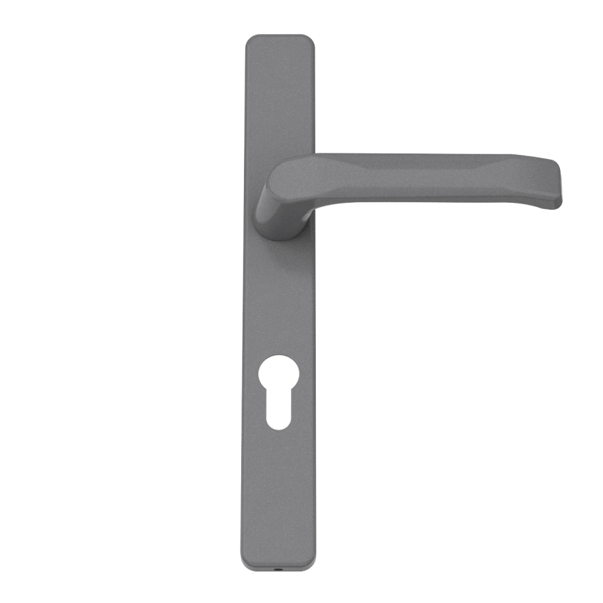 Interior handle, aluminium- colour titanium