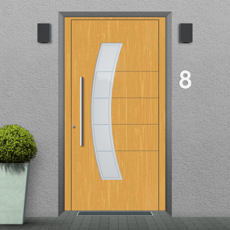 Boston wood front door installation situation