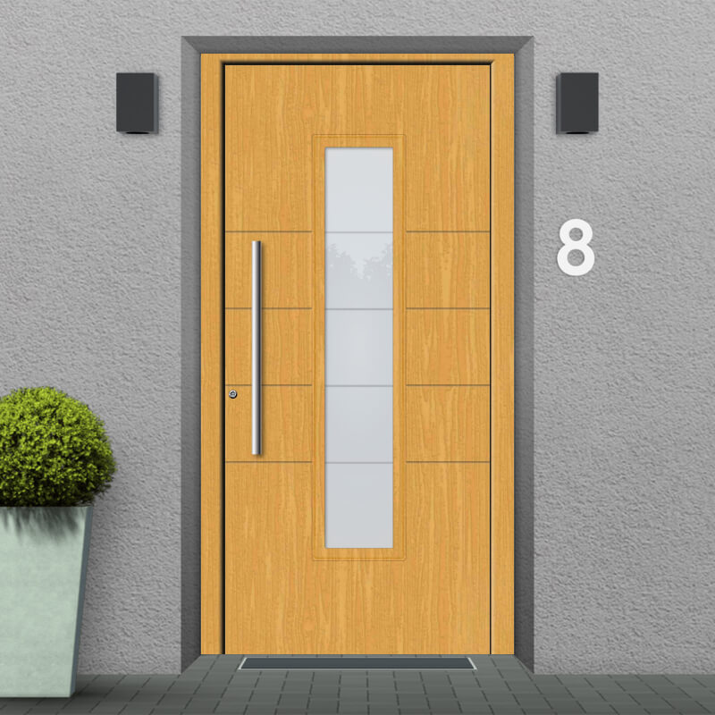 Calgary wood front door installation situation