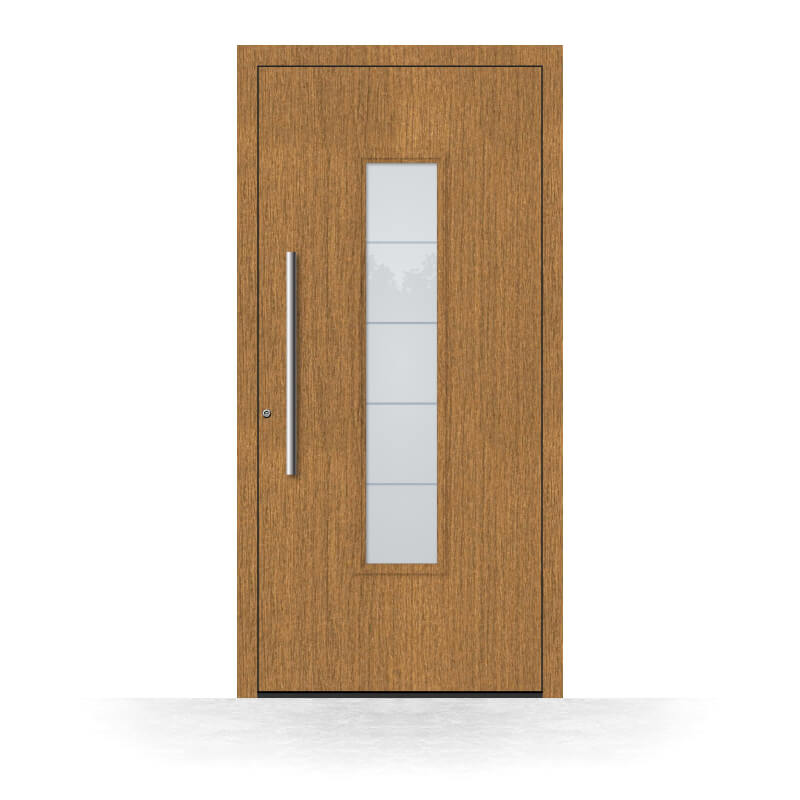 Wooden front door Brisbane made of oak