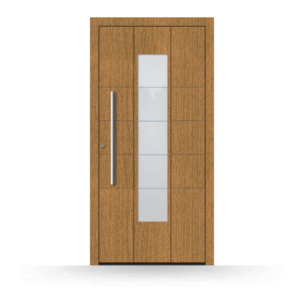 Wooden front door Denver made of oak