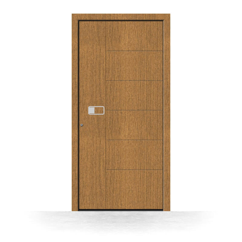Wooden front door Oxford made of oak