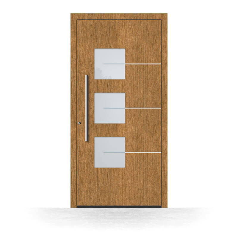 Wooden front door Sydney made of oak