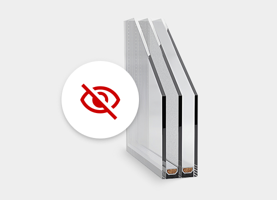 Window with decorative glazing